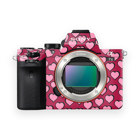 Cute Little Hearts Camera Skin