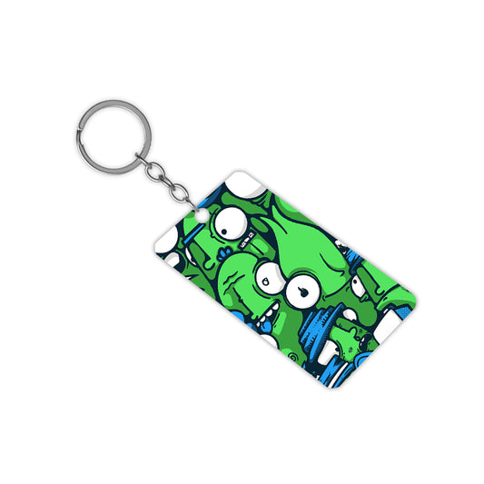 Crazy Aliens Keychain