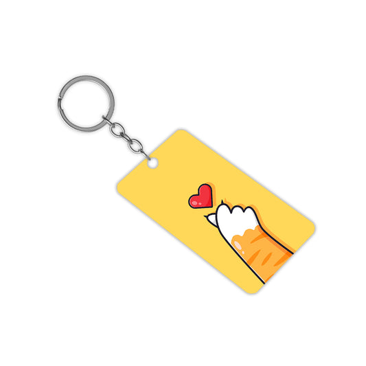 Cat Love Keychain