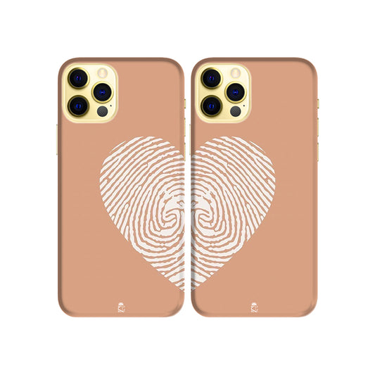 Sign Language of Love Slim Hard Couple Phone Case