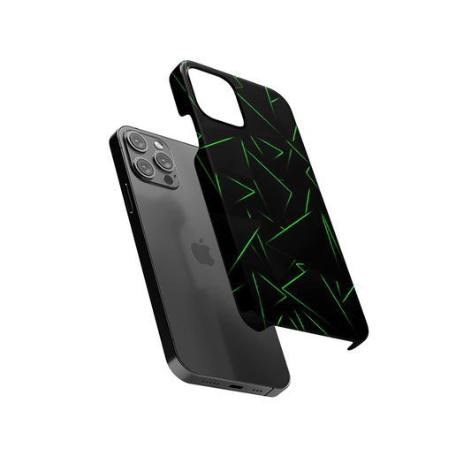 Mad Green Lines Slim Hard Case