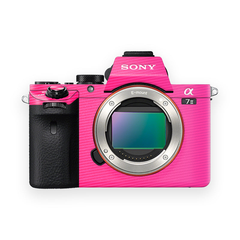 Pink Linear Lines Camera Skin