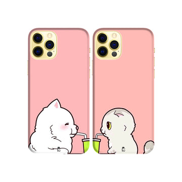 Regular Date Slim Hard Couple Phone Case