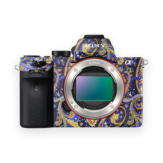 Royal Blue Mottif Camera Skin
