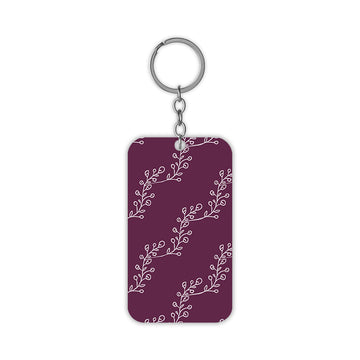 Kolam Design Keychain