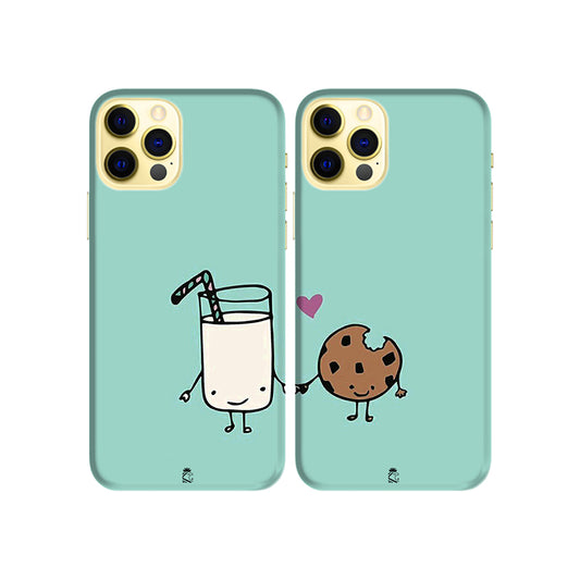Cookie and Milk Slim Hard Couple Phone Case