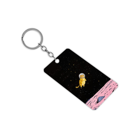 Space Cat Keychain