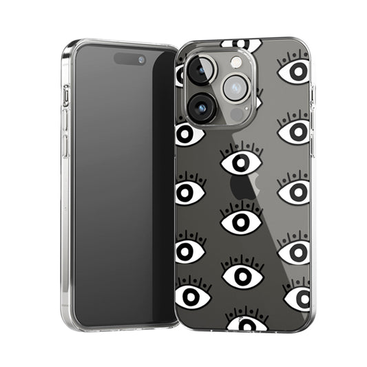 Positive eyes Clear Silicone Case
