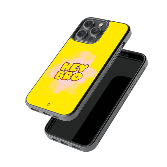 Hey Bro Glossy Metal Case