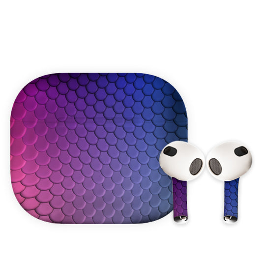 Purple Chrome Arcs Earbuds Skin