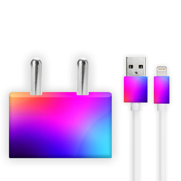 Blue and Pink Gradient Charger Skin