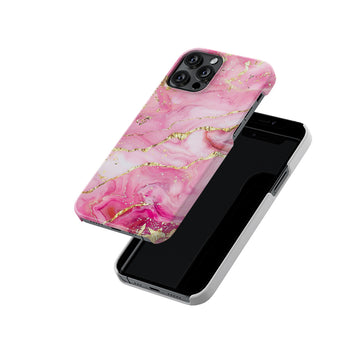 Goldust Pink Granite Marble Slim Hard Case
