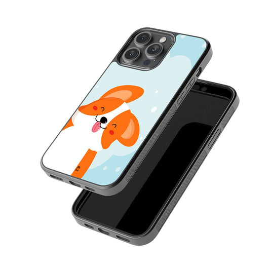 Charming Lick Puppy Glossy Metal Case