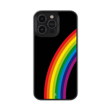 The Rainbow Arc Glossy Metal Case