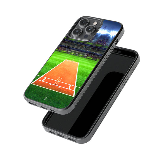 Cricket Stadium Glossy Metal Case