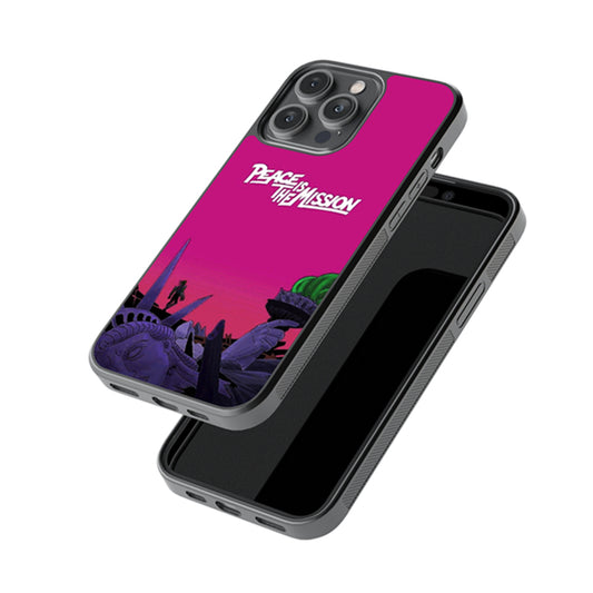 Peace Is The Mission Glossy Metal Case
