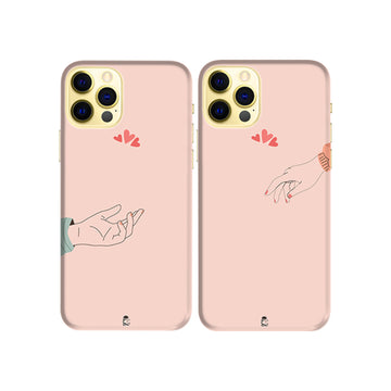 Forever Hands  Slim Hard Couple Phone Case