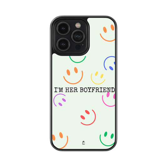I'm Her Boyfriend Glossy Metal Case