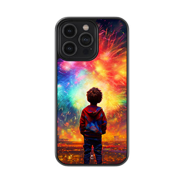 Colourful Crackers Glossy Metal Case