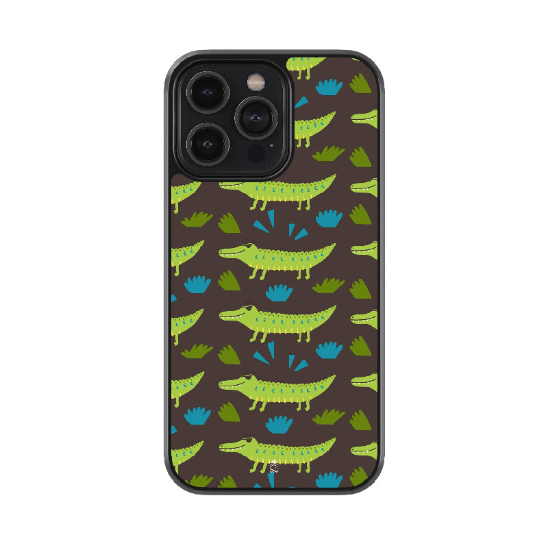 Cool Crocs Glossy Metal Case