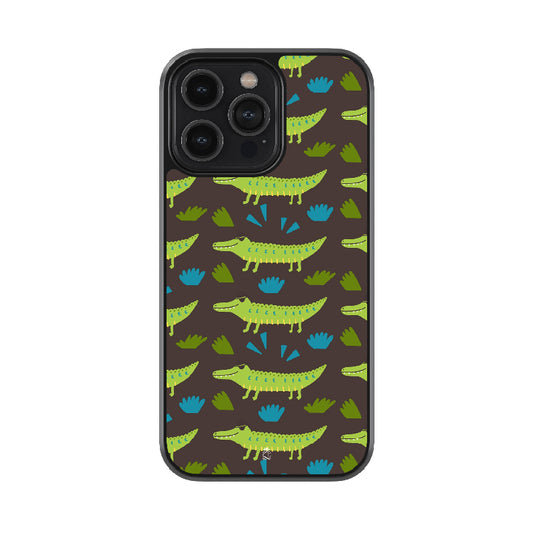 Cool Crocs Glossy Metal Case