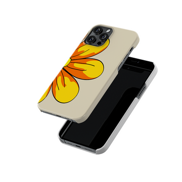 Yellow Flower Slim Hard Case