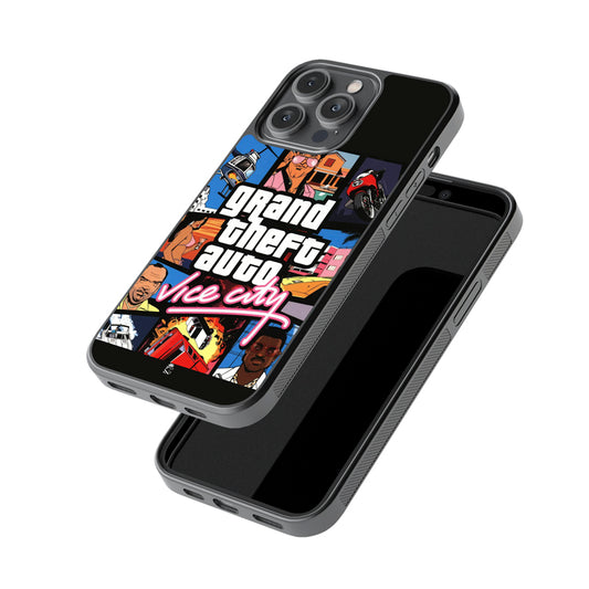Grand Theft Auto Vice City Glossy Metal Case