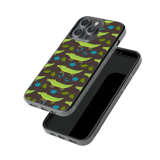 Cool Crocs Glossy Metal Case