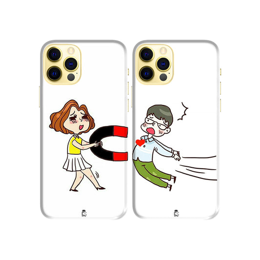 Law of Attraction Slim Hard Couple Phone Case