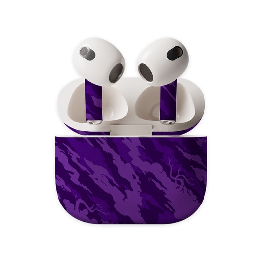 Purple Wooshy Shades Earbuds Skin