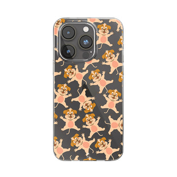 Happy Doggie Clear Silicone Case
