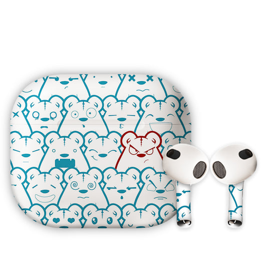 Angry Bear Earbuds Skin