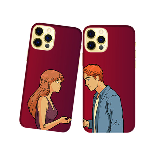 Vibe Match Slim Hard Couple Phone Case