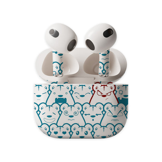Angry Bear Earbuds Skin