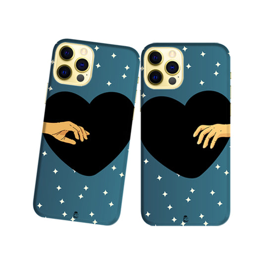 Waiting For Your Presence Slim Hard Couple Phone Case