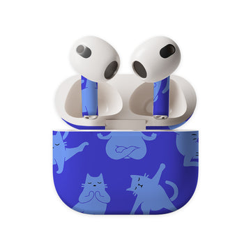 Yoga Cats Earbuds Skin