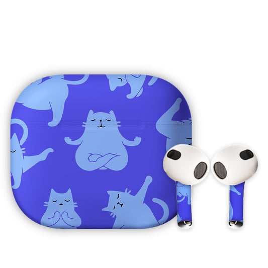 Yoga Cats Earbuds Skin