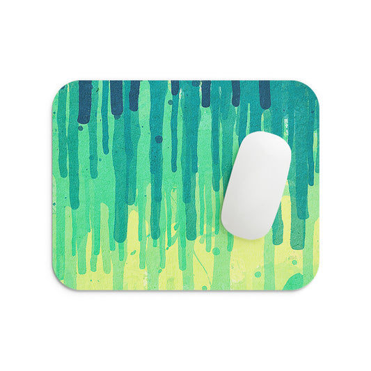 Watercolor drip Mouse Pad