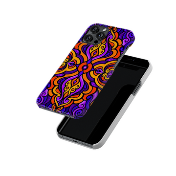 Purple Rangoli Design Slim Hard Case