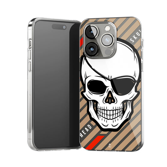 Skull Head Clear Silicone Case