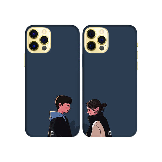 Feel of being in Love Slim Hard Couple Phone Case