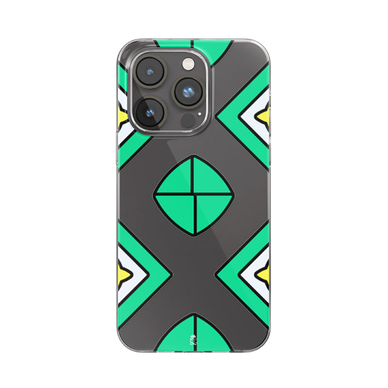 Mystic Green Clear Silicone Case