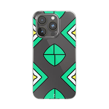 Mystic Green Clear Silicone Case