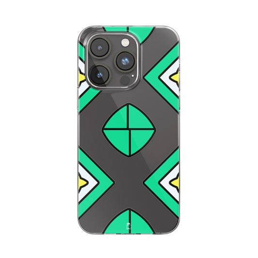Mystic Green Clear Silicone Case