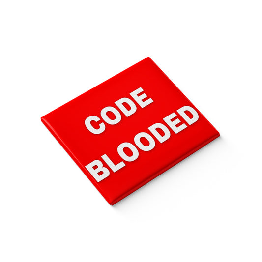 Code Blooded Fridge Magnet