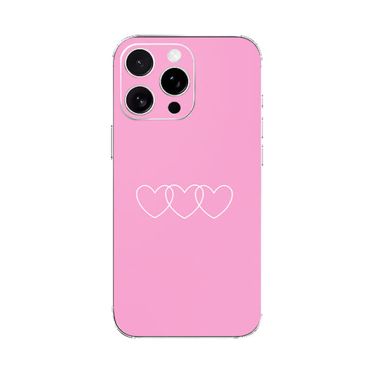 Three Hearts Mobile Phone Skin