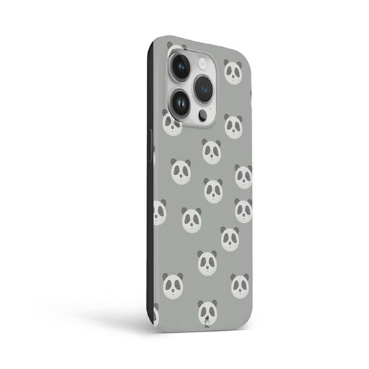 Panda Faces Flexible Soft Silicone Case