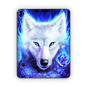 White Wolf Ipad Skin