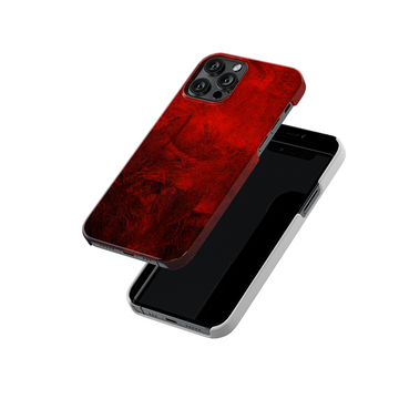 Red Swirls Slim Hard Case