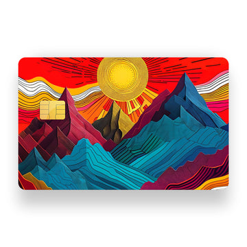 Abstractive Hills Debit Card Skin